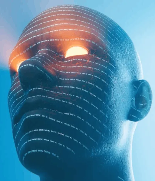 AI face scanning technology detecting online impersonation threats